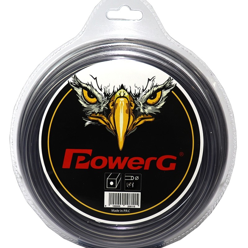 PowerG 3.3mm 42m 4 Köşe Kare Telli Şeffaf Misina