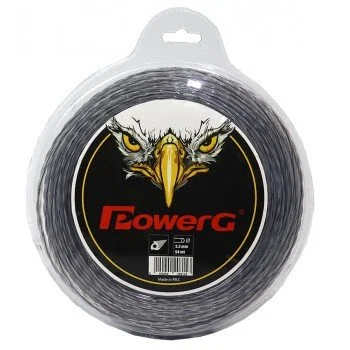 PowerG 3.3mm 54m Twist Burgulu Telli Şeffaf Misina