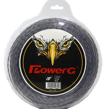 PowerG 3.3mm 54m Twist Burgulu Telli Şeffaf Misina