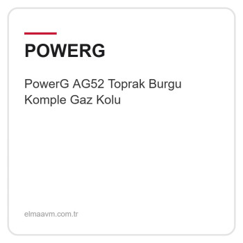 PowerG AG52 Toprak Burgu Komple Gaz Kolu