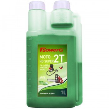 PowerG MOTO HD SUPER 2T 1ltx1ad Ölçekli Yarı Sentetik İki Zamanlı Motor Yağı