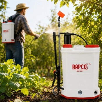 Rapco 16lt 130cm 5.5kg 12V 8Ah Sırt Tipi Kollu ve Akülü İlaçlama Makinesi