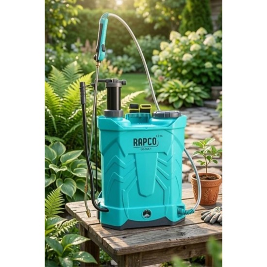 Rapco 16lt 130cm 5.5kg 12V 8Ah Sırt Tipi Kollu ve Akülü İlaçlama Makinesi
