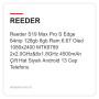 Reeder S19 Max Pro S Edge 64mp 128gb 8gb Ram 6.67 Oled 1080x2400 MTK6789 2x2.0GHz&6x1.8GHz 4500mAh Çift Hat Siyah Android 13 Cep Telefonu