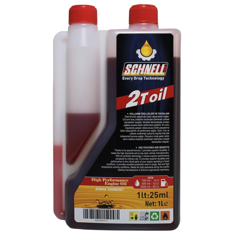 Schneel 2T 1ltx1ad Ölçekli İki Zamanlı Motor Yağı