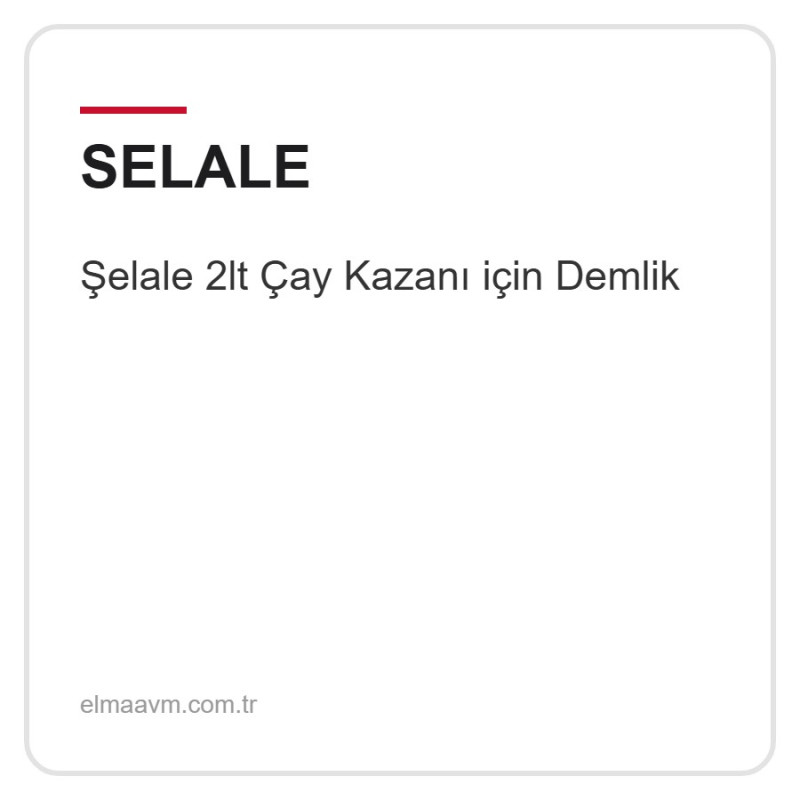 Şelale 2lt Çay Kazanı için Demlik Şelale 2lt Çay Kazanı için Demlik