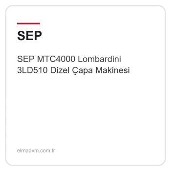 SEP MTC4000 Lombardini 3LD510 Dizel Çapa Makinesi