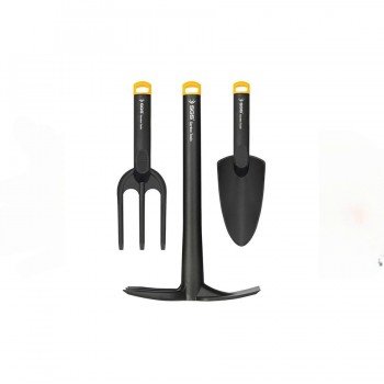 SGS Hobi Plastik 3lü Çatal Tırmık Kürek El Tipi Bahçe Alet Seti