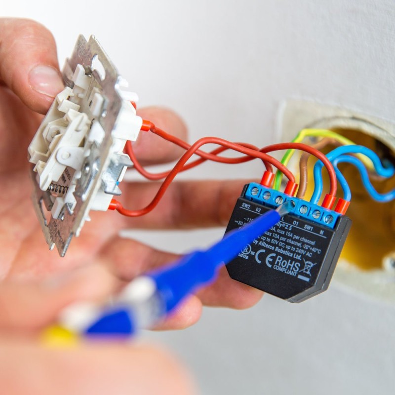 Shelly 2.5 10Ax2 Uzaktan Wİ Fİ ile Elektrik Açma Kapama Düğme Anahtar