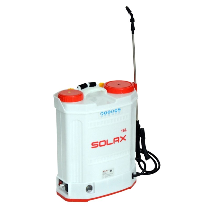 Solax CF 16C 16lt 130cm 5.5kg 12V 8Ah Sırt Tipi Akülü İlaçlama Makinesi