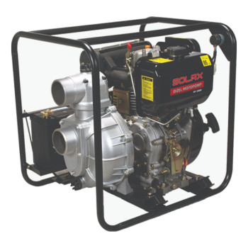 Solax 80HB3E 3inç 10bg 418cc 40m³/sa 70mt 5.5lt 79kg Marşlı Yüksek Basınçlı Dizel Su Motoru