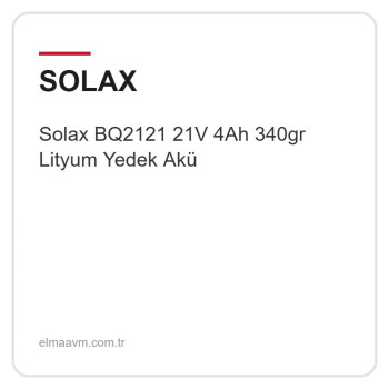 Solax BQ2121 21V 4Ah 340gr Lityum Yedek Akü