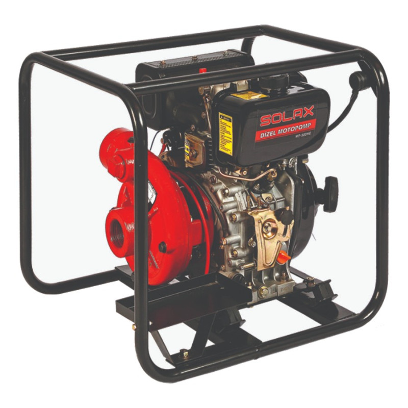 Solax WP50DHE 2inç 296cc 28m³/sa 50mt 3.5lt 60kg Marşlı Yüksek Basınçlı Dizel Su Motoru Solax WP50DHE 2inç 296cc 28m³/sa 50mt 3.5lt 60kg Marşlı Yüksek Basınçlı Dizel Su Motoru