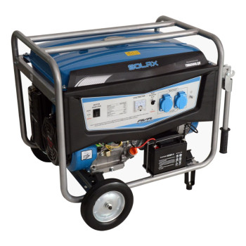 Solax YM6500LQE 5.5kW 6.8kVa 13bg 389cc 88kg Tekerli Marşlı Monofaze Benzinli Jeneratör