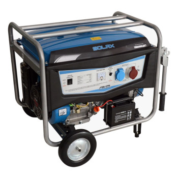 Solax YM6500LQE3 6.8kVa 13bg 389cc 88kg Tekerli Marşlı Trifaze Benzinli Jeneratör
