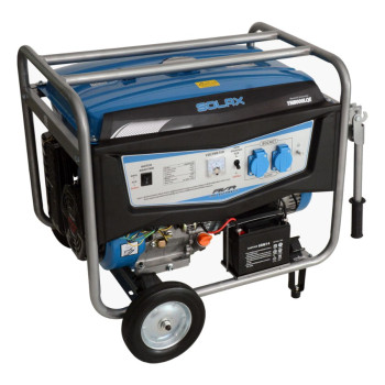 Solax YM8000LQE 7kW 14bg 420cc 90kg Tekerli Marşlı Monofaze Benzinli Jeneratör