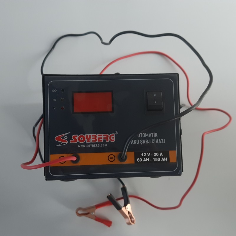 Soyberg 2420 24V 20 Amper Dijital Akü Şarj Cihazı