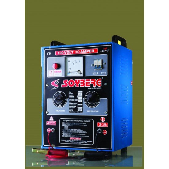 Soyberg 130 100V 30 Amper Sekiz Akü Şarj Cihazı