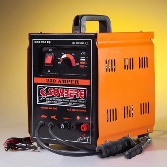 Soyberg 250 EŞ Akü Şarj ve Çanta Kaynak Makinesi
