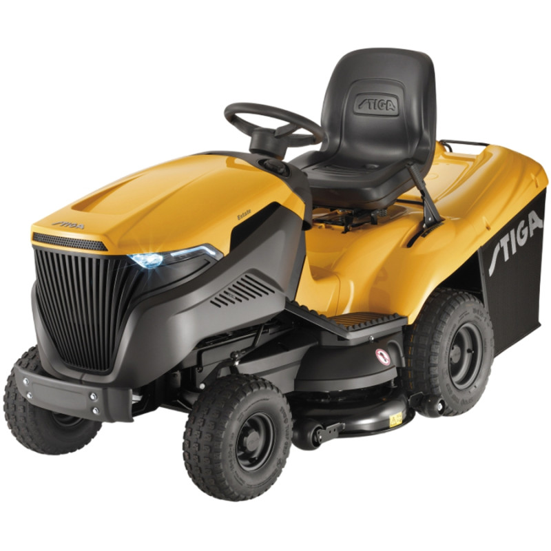 Stiga Estate 7102 W ST600 ?bg 10.2kW 586cc 102cm 300lt ?kg Stiga ST 600 TWIN İki Silindir 2x2 Çeker 4T Benzinli Çim Biçme Traktörü