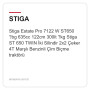 Stiga Estate Pro 7122 W ST650 ?bg 635cc 122cm 300lt ?kg Stiga ST 650 TWIN İki Silindir 2x2 Çeker 4T Marşlı Benzinli Çim Biçme traktörü