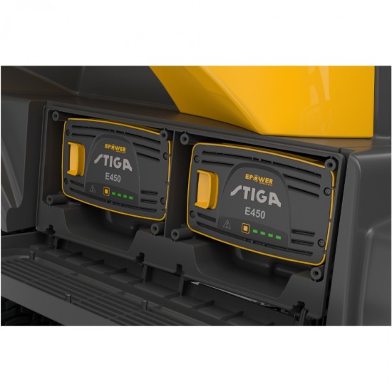 Stiga Swift 372 E 48V 3.0kW 98cm 240lt ?kg Elektrikli 64Ah+Şarj Cihazı Dahil Akülü Çim Biçme Traktörü