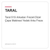 Taral 51S Arkadan Frezeli Dizel Çapa Makinesi Yedek Arka Freze