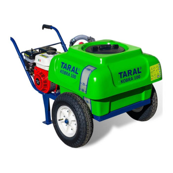 Taral TP100 Kobra 100lt TAR30 220V Redüktörlü Hortum Sarmalı Elektrikli Tekerli İlaçlama Makinesi