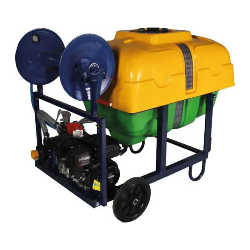 Taral TP400 Kobra 400lt TAR50 Castello 9hp Marşlı Hortum Sarmalı Benzinli Araç Üstü İlaçlama Makinesi