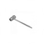 Tecomec 2304080 13x19mm Kısa Düz Tornavida Uçlu Buji Anahtarı