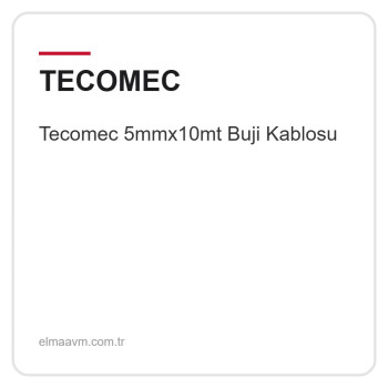 Tecomec 5mmx10mt Buji Kablosu
