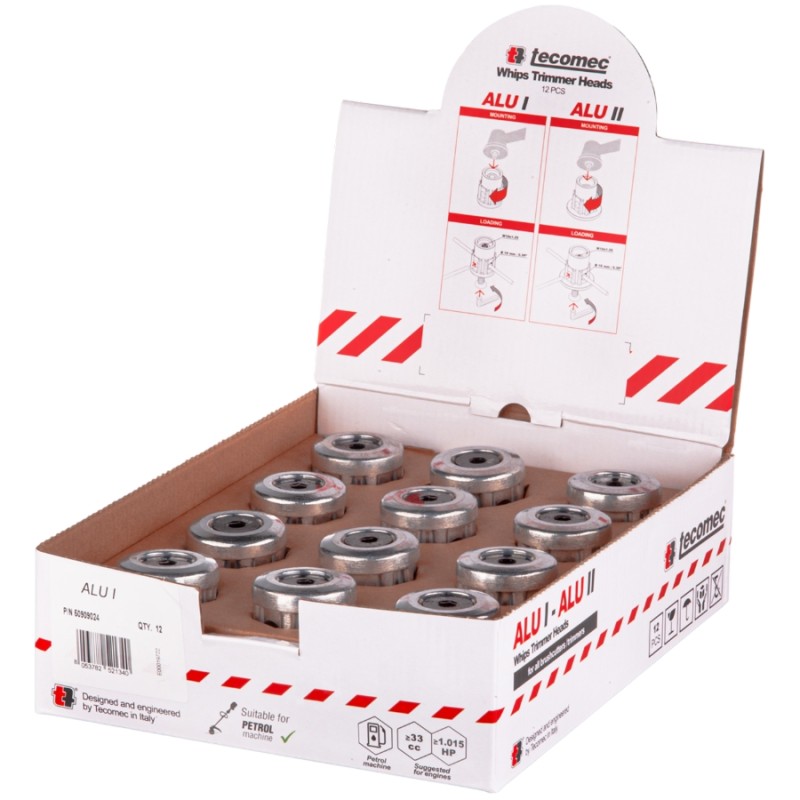 Tecomec M10x1.25diş Motorlu Tırpan Örümcek Tırpan Başlığı Misina Kafası
