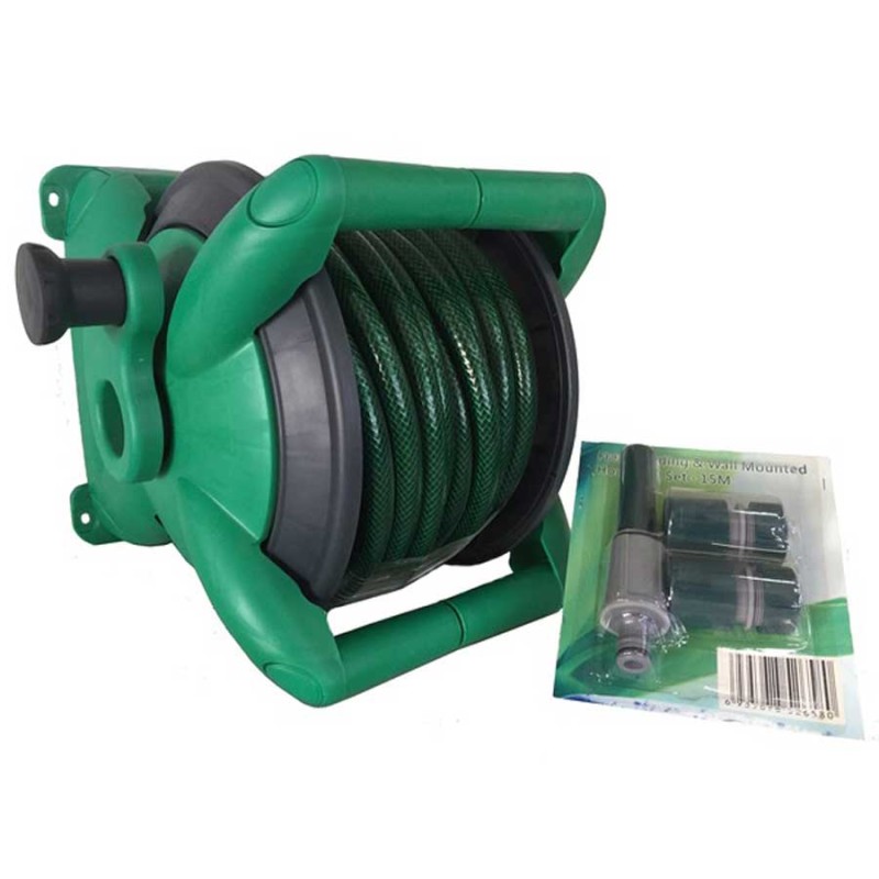 Tycoon TY 821 15 15mt Tabanca ve Adaptörlü Makaralı Hortum Seti
