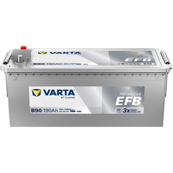 Varta Promotive B90 12V 190Ah 513x223x223mm 1050A Start Stop EFB Sulu Akü