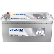 Varta Promotive C40 12V 240Ah 518x276x242mm 1250A Start Stop EFB Sulu Akü