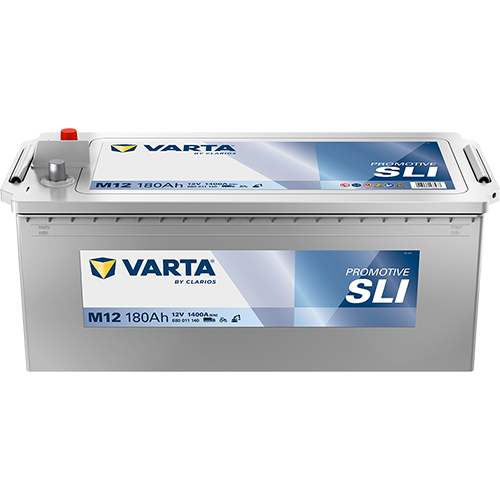 Varta Promotive M12 12V 180Ah 513x223x223mm 1400A SLI Sulu Akü