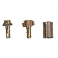 Veta 10mm 3/8Rekor Erkek ve Dişi İlaçlama Hortumu Yedek Bağlantı Nipel Takımı