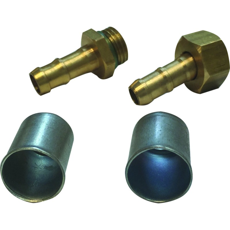 Veta 8mm 3/8Rekor Erkek ve Dişi İlaçlama Hortumu Yedek Bağlantı Nipel Takımı