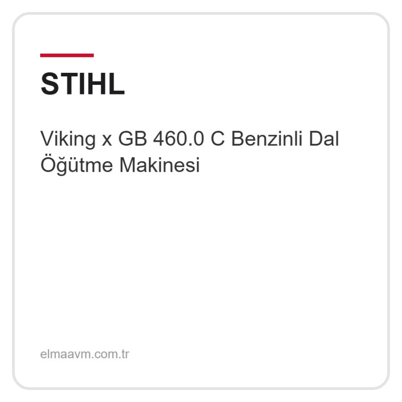 Viking x GB 460.0 C Benzinli Dal Öğütme Makinesi