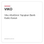 Viko 40x40mm Yapışkan Bantlı Kablo Kanalı