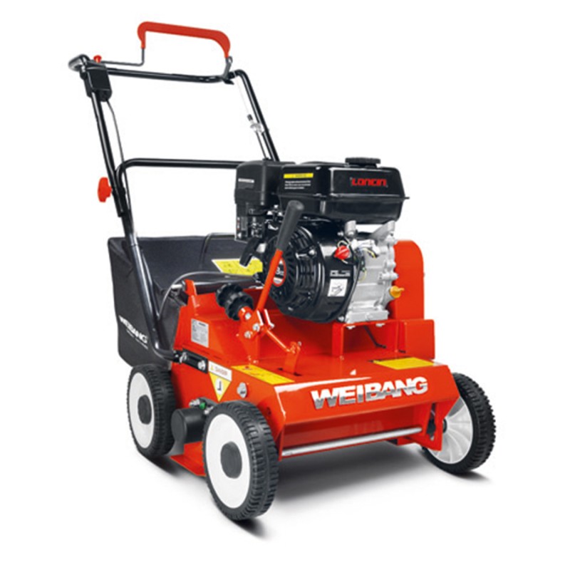 Weibang WB384RC 5hp 3.6kW 196cc 38cm 40lt 46kg Çelik Benzinli Çim Havalandırma Makinesi