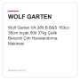 Wolf Garten VA 389 B B&S 163cc 38cm bıçak 50lt 37kg Çelik Benzinli Çim Havalandırma Makinesi