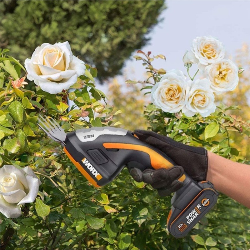 Worx WG801E.5 20V Akü Dahil Akülü Çit Budama Çapalama Makinesi