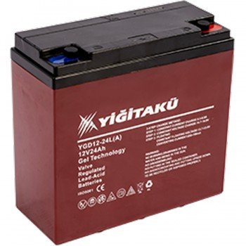 Yiğit Akü 05 YGD 12 24Ah L C3 VRLA Jel Kapalı Kuru Akü