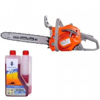 Zomax ZMC4281 2.1bg 1.6kW 40.2cc 41cm 3/8Pinc 91 28diş 4.9kg 2T Motor Yağı dahil Benzin Motorlu Testere Seti