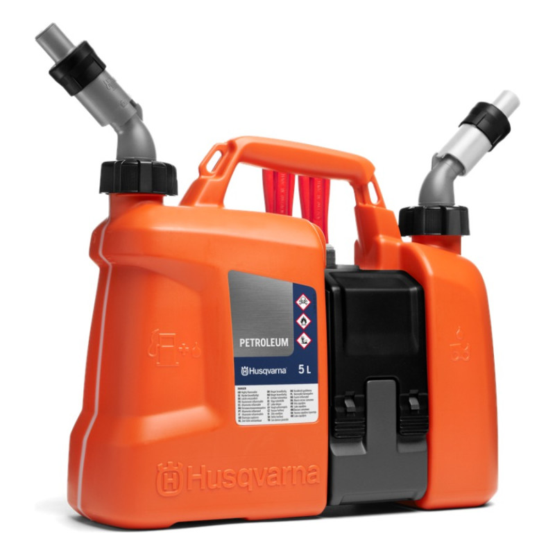 Husqvarna Lüks 5lt+2.5lt Kombi Yakıt ve Zincir Yağı Bidonu