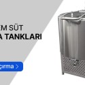 Açık Sistem Süt Soğutma Tankları