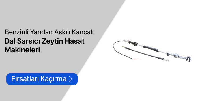 Benzinli Yandan Askılı Kancalı Dal Sarsıcı Zeytin Hasat Makineleri