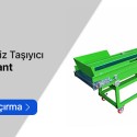Elektrikli Ceviz Taşıyıcı Konveyör Bant