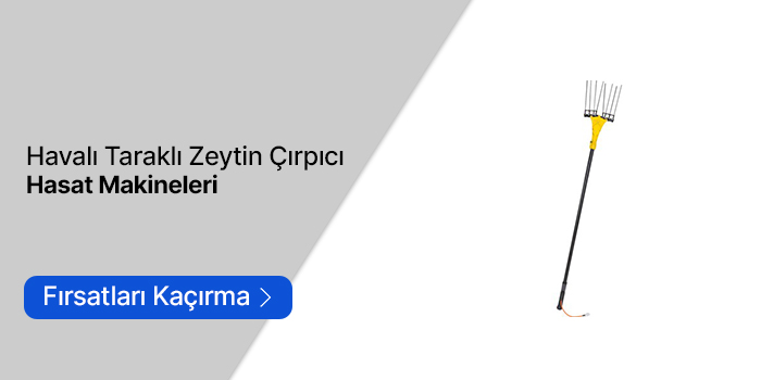 Havalı Taraklı Çırpıcı Zeytin Hasat Makineleri
